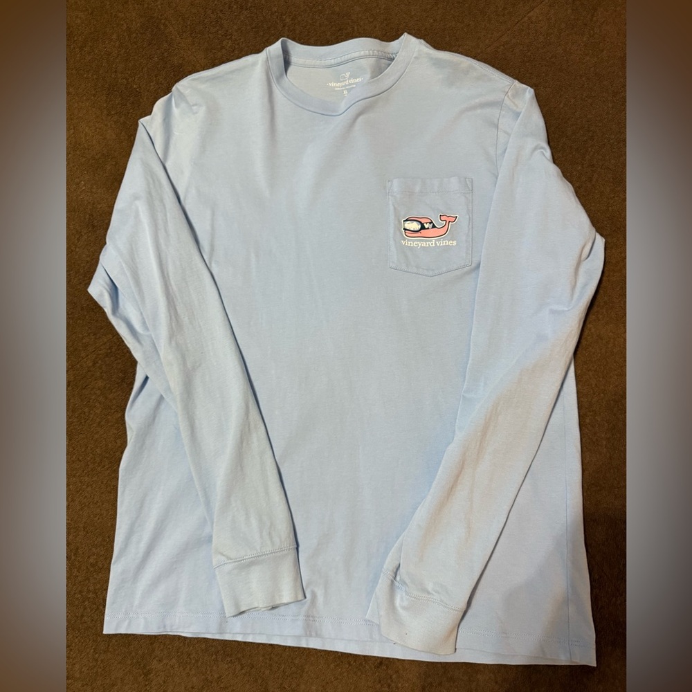 Youth Vineyard Vines long sleeve ski goggles tee size XL